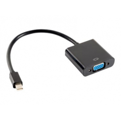 LANBERG AD-0006-BK adapter mini Displayport (M) - VGA (F) 0.2m czarny