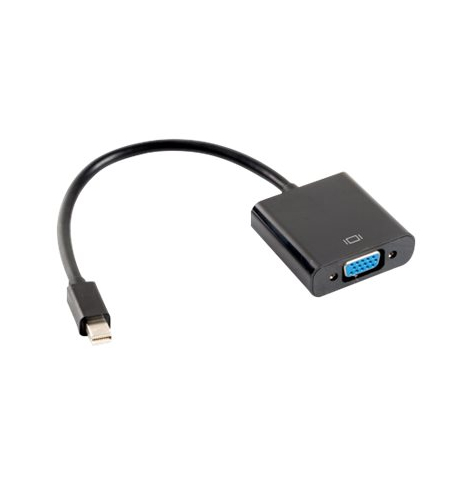 LANBERG AD-0006-BK adapter mini Displayport (M) - VGA (F) 0.2m czarny