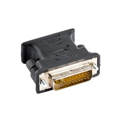 LANBERG AD-0012-BK adapter DVI-I (M) - VGA (F) czarny