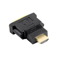 Adapter LANBERG AD-0014-BK HDMI m / DVI-D f