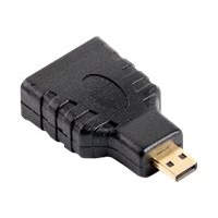 Adapter LANBERG AD-0015-BK HDMI-A f / micro HDMI-D m
