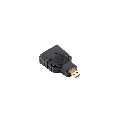 LANBERG AD-0015-BK adapter HDMI-A (F) - micro HDMI-D (M)