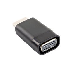 LANBERG AD-0016-BK adapter HDMI-A (M) - VGA (F) czarny