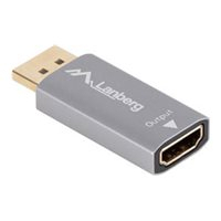 Adapter LANBERG AD-DP-HD-01 DisplayPort m / HDMI f 4K srebrny