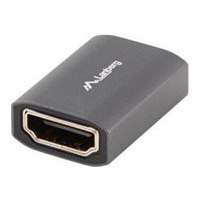 Adapter LANBERG AD-HDMI-02 HDMI f / HDMI f 8K beczka srebrna aluminium