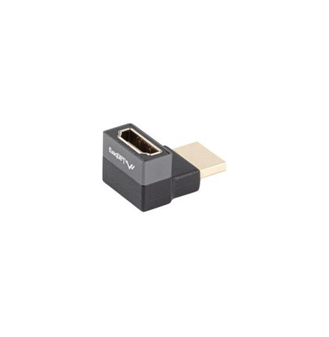 Kabel LANBERG adapter HDMI - HDMI M/F 8K katowy g
