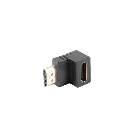 Kabel LANBERG adapter HDMI male HDMI female 90 down