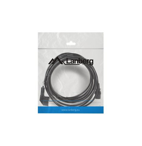 Kabel LANBERG CA-C13C-11CC-0050-BK zasilajacy komputerowy VDE CEE 7/7-> C13 5m
