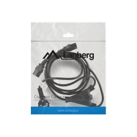 Kabel LANBERG CA-C13C-13CC-0018-BK zasilajacy Y (2 zasilacze) 1.8m