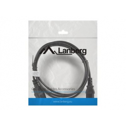 Kabel LANBERG CA-C13E-10CC-0018-BK przedluzacz kabla zasilajacego C13-> C14 1.8m
