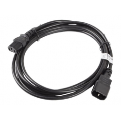 Kabel LANBERG CA-C13E-11CC-0030-BK przedluzacz kabla zasilajacego C13-> C14 3m VDE