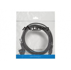 Kabel LANBERG CA-C5CA-11CC-003-BK Lanberg zasilajacy do laptopa koniczynka CEE 7/7->C5 3m