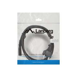 Kabel LANBERG CA-C7CA-11CC-0018-BK Lanberg zasilajacy komputerowy CEE 7/16 -> C7 1.8m VDE