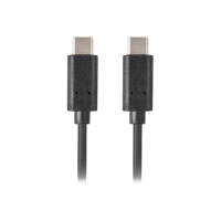 Kabel LANBERG CA-CMCM-10CU-0005-BK Lanberg USB-C M/M 2.0 0.5M Czarny