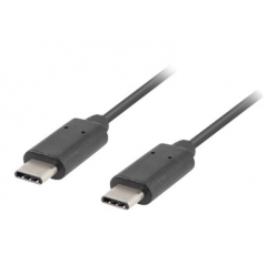 Kabel LANBERG CA-CMCM-10CU-0010-BK Lanberg USB-C M/M 2.0 1M Czarny