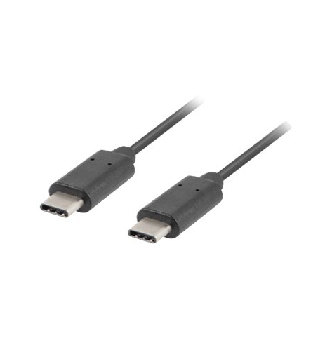 Kabel LANBERG CA-CMCM-10CU-0010-BK Lanberg USB-C M/M 2.0 1M Czarny