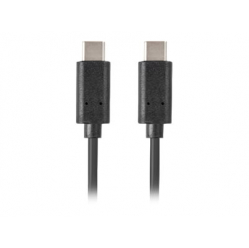 Kabel LANBERG CA-CMCM-31CU-0005-BK Lanberg USB-C M/M 3.1 0.5M Czarny