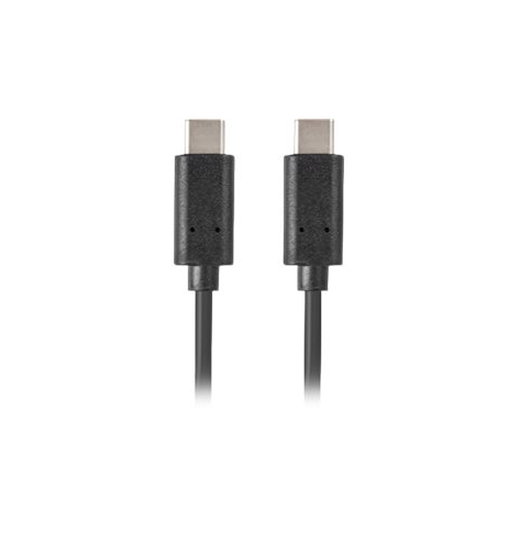 Kabel LANBERG CA-CMCM-31CU-0005-BK Lanberg USB-C M/M 3.1 0.5M Czarny