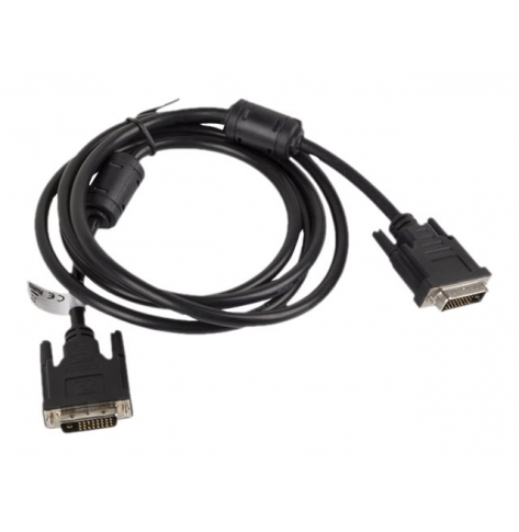 Kabel LANBERG CA-DVID-10CC-0018-BK Lanberg DVI-D(M)(24+1)->DVI-D(M)(24+1) 1.8m
