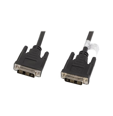 Kabel LANBERG CA-DVIS-10CC-0018-BK Lanberg DVI-D(M)(18+1)->DVI-D(M)(18+1) 1.8m