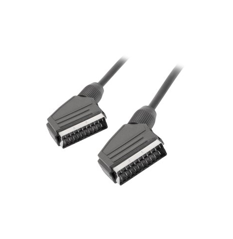 Kabel LANBERG CA-EUEU-10CC-0018-BK Lanberg Scart-Scart 1.8m