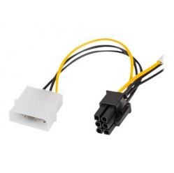 Kabel LANBERG CA-HD6P-10CU-0015 Lanberg rozdzielacz zasilania 2HDD/6PIN BTX/PSU