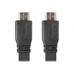 Kabel LANBERG CA-HDMI-21CU-0018-BK Lanberg HDMI M/M V2.0 1.8M Czarny Plaski