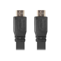 Kabel LANBERG CA-HDMI-21CU-0050-BK Lanberg HDMI M/M V2.0 5M Czarny Plaski