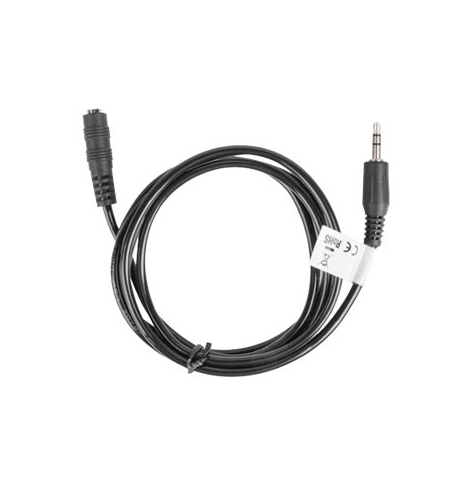 Kabel LANBERG CA-MJFJ-10CC-0015-BK Lanberg stereo Mini Jack(M)->Mini Jack(F) 1.5m