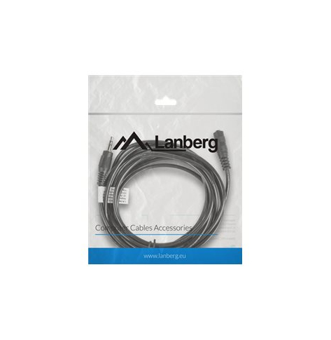 Kabel LANBERG CA-MJFJ-10CC-0030-BK Lanberg stereo Mini Jack(M)->Mini Jack(F) 3m