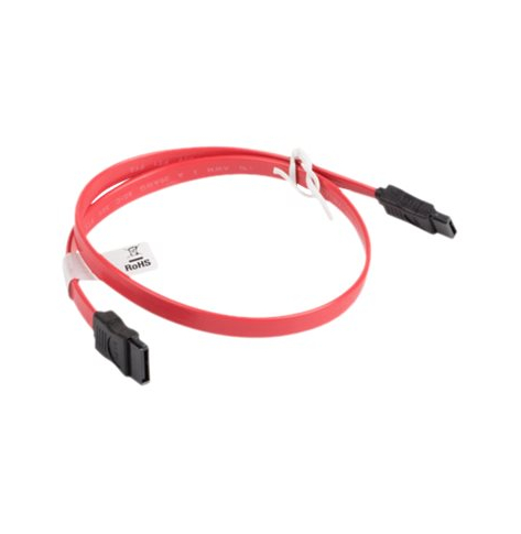 Kabel LANBERG CA-SASA-10CU-0050-R Lanberg SATA III Data 6 Gb/s 50cm