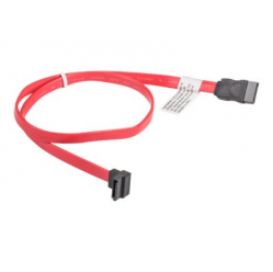 Kabel LANBERG CA-SASA-12CU-0050-R Lanberg SATA III Data 6 Gb/s 50cm katowy