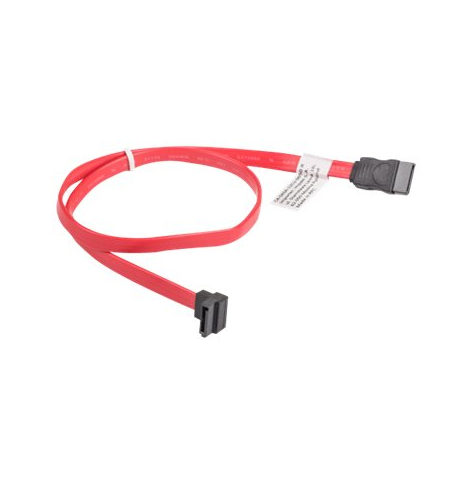 Kabel LANBERG CA-SASA-12CU-0050-R Lanberg SATA III Data 6 Gb/s 50cm katowy