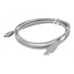Kabel LANBERG CA-USBK-10CC-0018-S Lanberg USB 2.0 mini AM-BM5P 1.8m szary