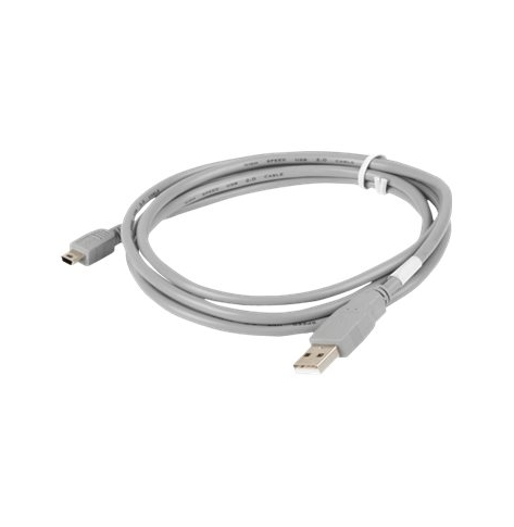 Kabel LANBERG CA-USBK-10CC-0018-S Lanberg USB 2.0 mini AM-BM5P 1.8m szary