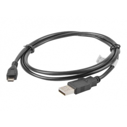 Kabel LANBERG CA-USBM-10CC-0010-BK Lanberg USB 2.0 micro AM-MBM5P 1m czarny