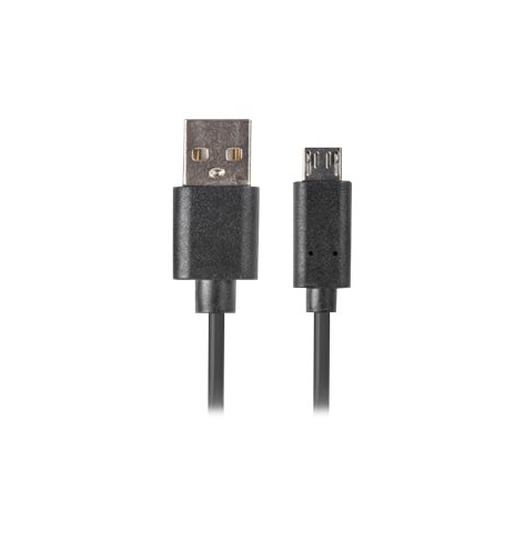 Kabel LANBERG CA-USBM-20CU-0030-BK Lanberg Quick Charge 3.0, USB Micro-B(M)->A(M) 3M Czarny