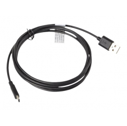 Kabel LANBERG CA-USBO-10CC-0018-BK Lanberg USB 2.0 Type-C(M)-AM 1.8m czarny