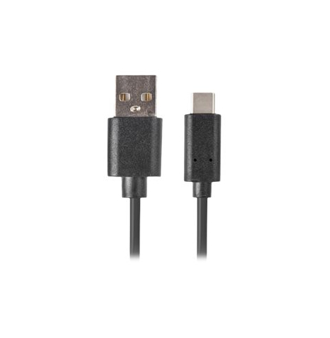 Kabel LANBERG CA-USBO-10CU-0005-BK Lanberg USB-C(M)->A(M) 2.0 0.5M Czarny