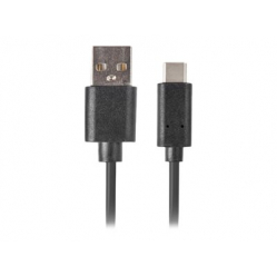 Kabel LANBERG CA-USBO-20CU-0030-BK Lanberg USB-C(M)->A(M) 2.0 QC 3.0 3m Czarny