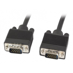 Kabel LANBERG CA-VGAC-10CC-0018-B Lanberg D-Sub VGA M/M ekran ferryt 1.8m czarny