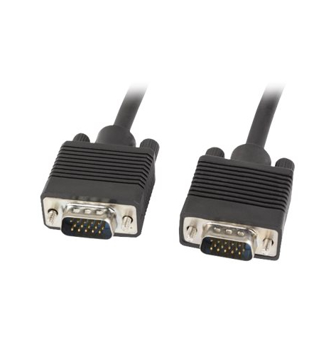 Kabel LANBERG CA-VGAC-10CC-0018-B Lanberg D-Sub VGA M/M ekran ferryt 1.8m czarny