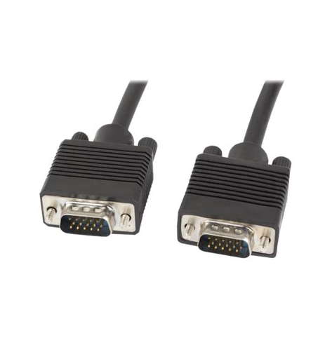 Kabel LANBERG CA-VGAC-10CC-0030-B Lanberg D-Sub VGA M/M ekran ferryt 3m czarny