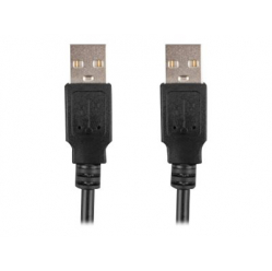 Kabel LANBERG USB-A M/M 2.0 1.0m black