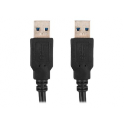 Kabel LANBERG USB-A M/M 3.0 1.0m black