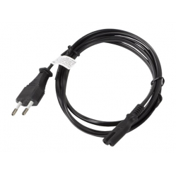 Kabel LANBERG CEE 7/16 IEC 320 C7 euro radio power cord 3m black