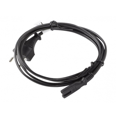 Kabel LANBERG CEE 7/16 IEC 320 C7 euro radio power cord 3m VDE black