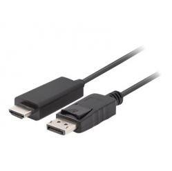 Kabel LANBERG DisplayPort M v1.1->HDMI M 1m czarny