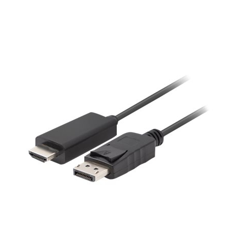 Kabel LANBERG DisplayPort M v1.1->HDMI M 1m czarny