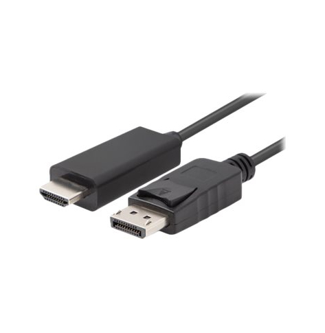 Kabel LANBERG DisplayPort M v1.1->HDMI M 3m czarny
